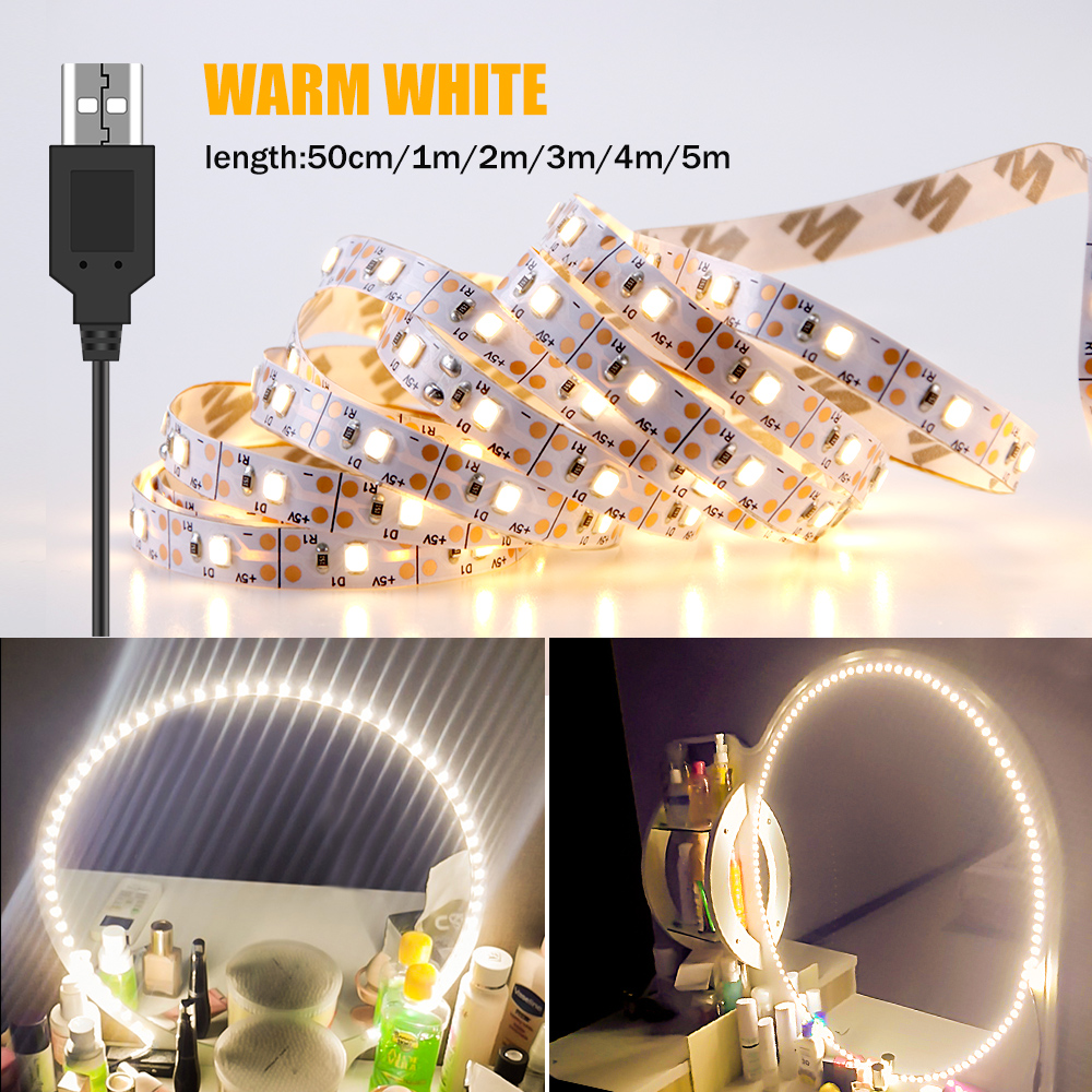 DC5V LED Makeup Mirror Light S - đánh giá và giá Home Bathroom Vanity
