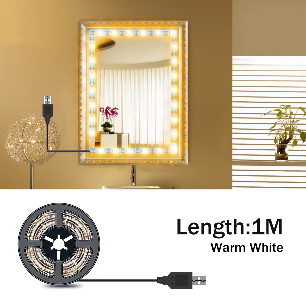 DC5V LED Makeup Mirror Light S - đánh giá và giá Home Bathroom Vanity