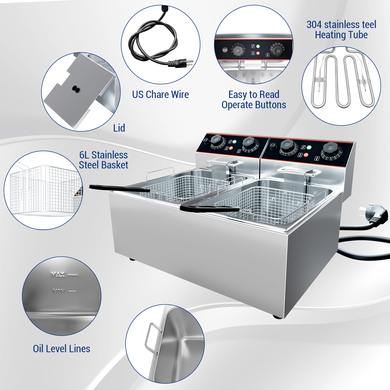 6/8/11L Commercial Electric De - đánh giá và giá Home Kitchen & Bathroom