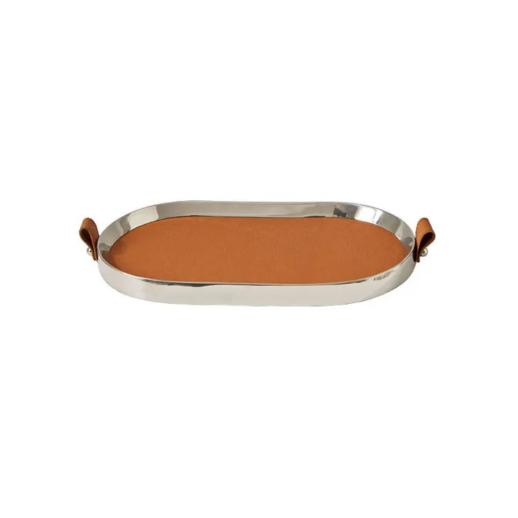 Modern Metal & Leather Oval De - đánh giá và giá Home Bathroom Vanity