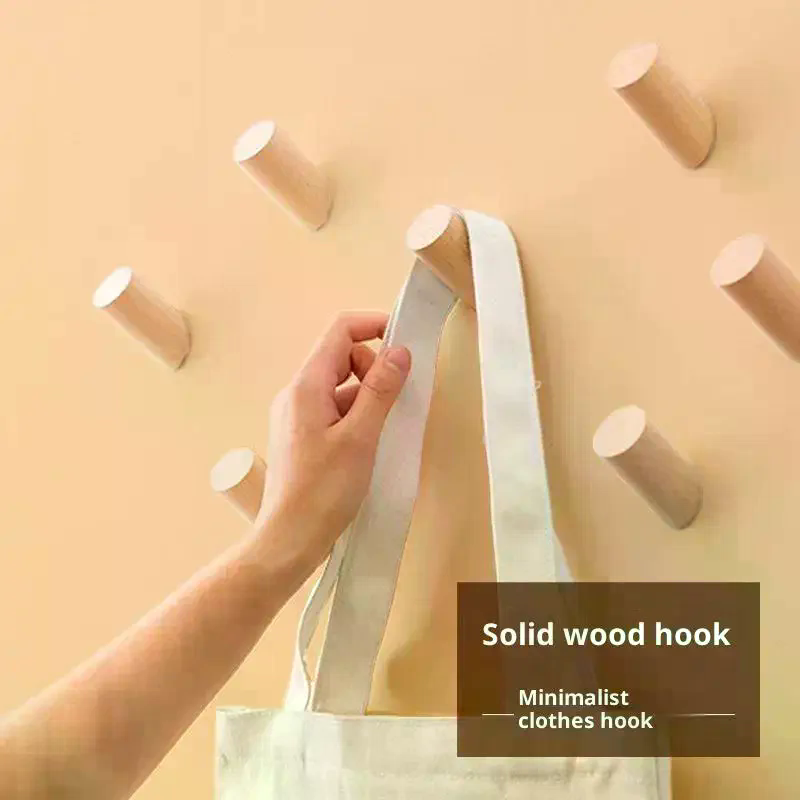 Wall Hanger Wood Hook Beech Ho - đánh giá và giá Home Bathroom Gadgets