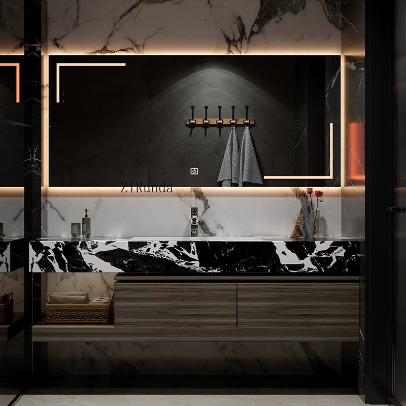 Bathroom combination cabinet W - đánh giá và giá Home Bathroom Vanity