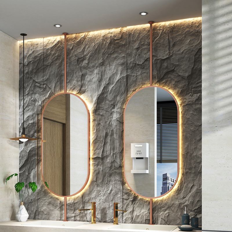 Size60x90cm Ceiling Oval Hangi - đánh giá và giá Home Bathroom Vanity