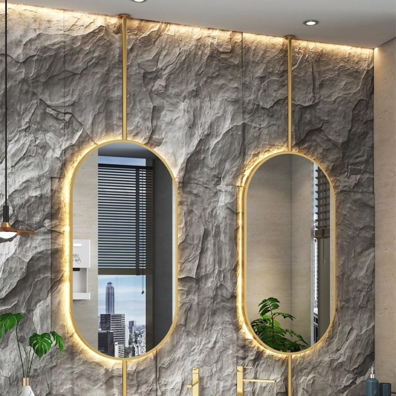 Size60x90cm Ceiling Oval Hangi - đánh giá và giá Home Bathroom Vanity