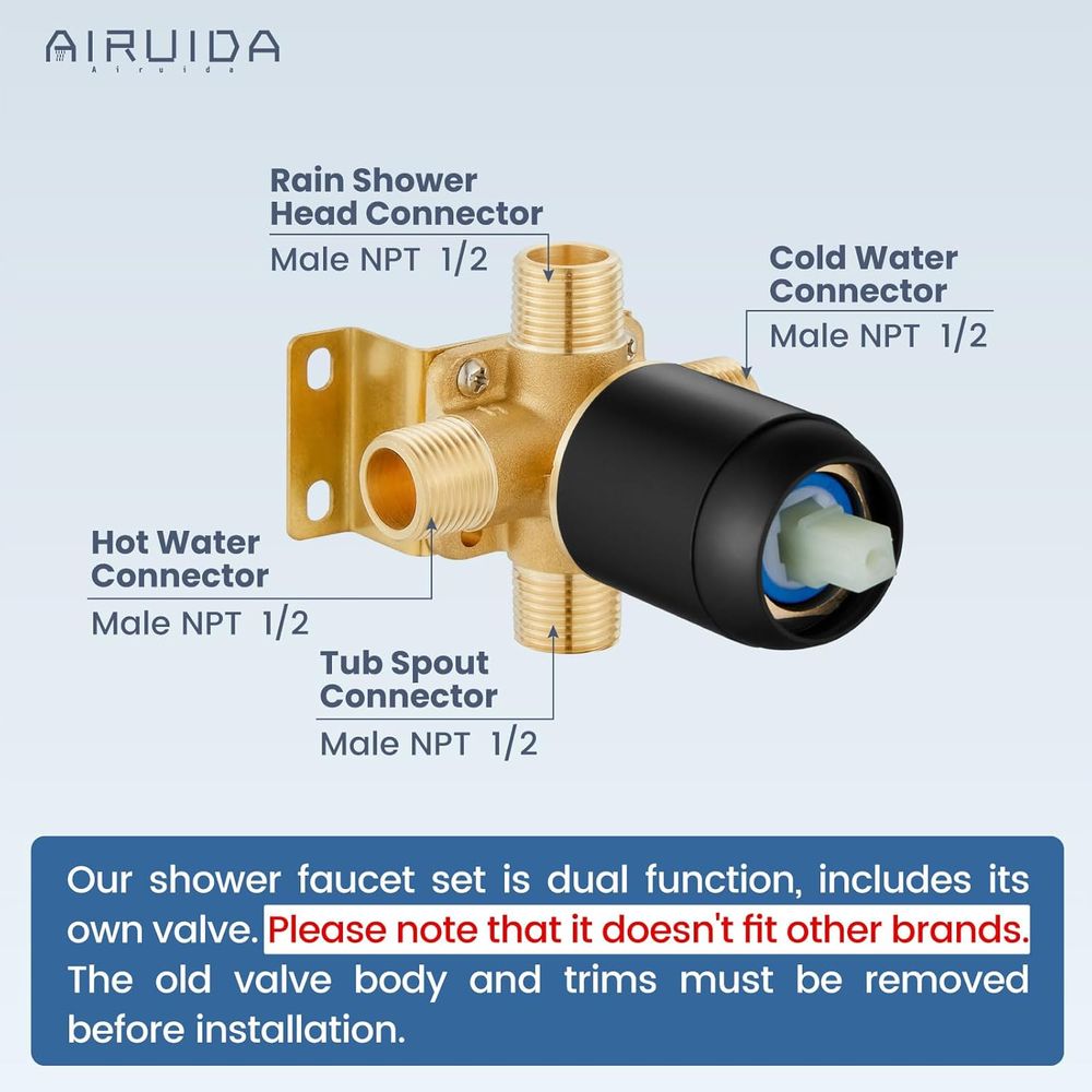 6-Inch Matte Black Tub Spout w - đánh giá và giá Shower Head Rain